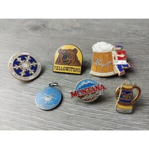 Montana Naturally Inviting & Festival Souvenir Lapel Hat Pin